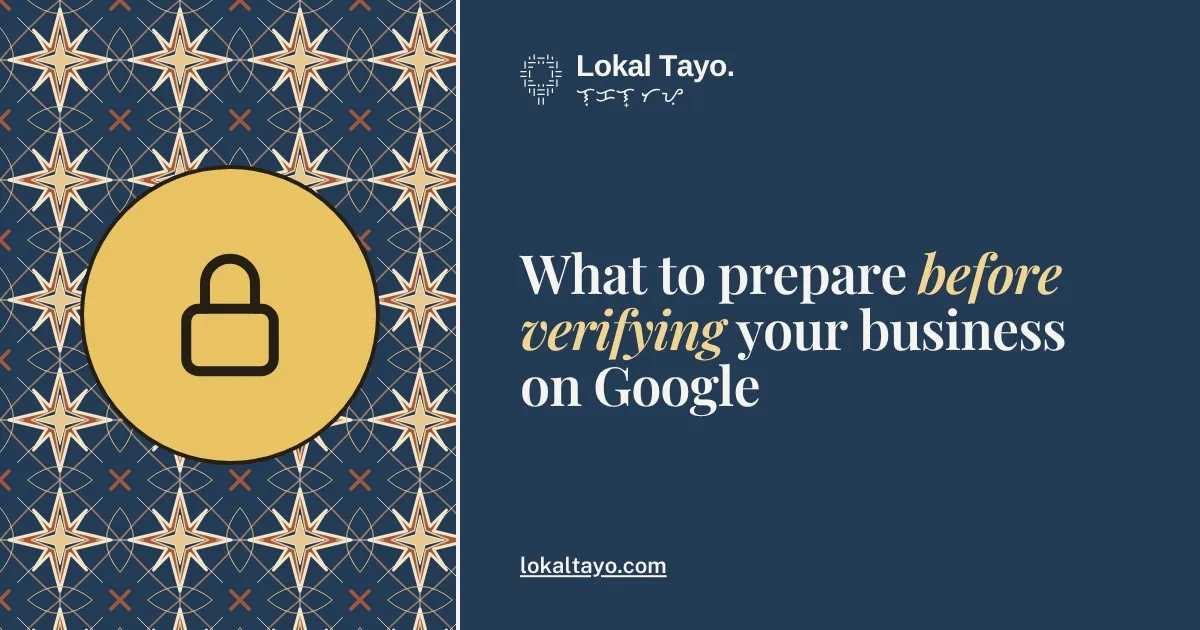 What to prepare before verifying your business on Google