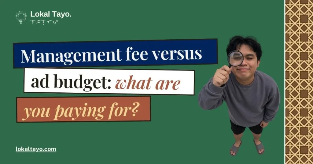 Management fee versus ad budget: what are you paying for?